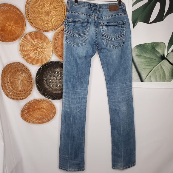 BKE Aiden Straight Leg Men's Jeans Long Tall - Picture 4 of 7